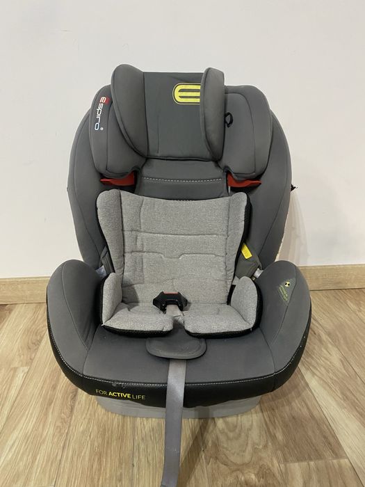 Fotelik samochodowy 9-36kg espiro kappa kolor szary grey silver