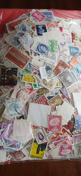 Znaczki pocztowe 10 000 szt.(5000 mix krajów plus 5000szt Niemcy)