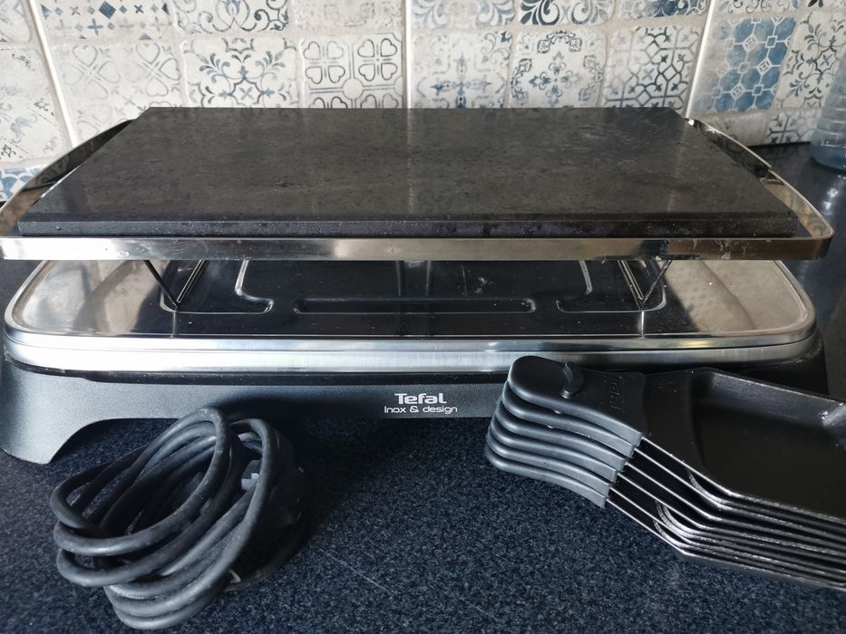 Aparelho Raquelette e plancha Tefal