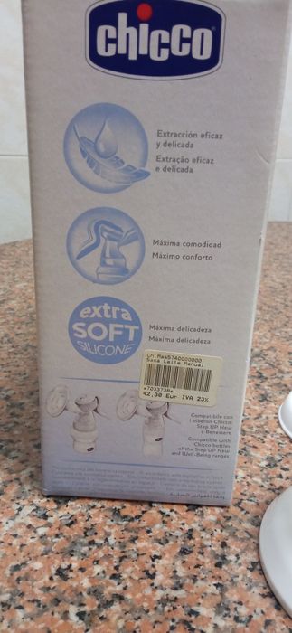 Extrator de leite manual Chicco, como novo