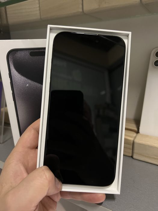  iPhone 15 Pro Max 256gb Black Titanium Neverlock Ідеальний стан