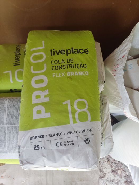 Cimento Cola Procol 18 Flex Liveplace Branco 25kg