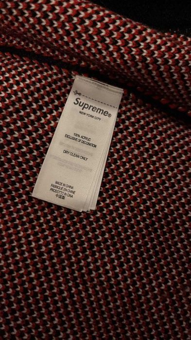 Supreme Accent Brushed Zip Up Hooded Sweater