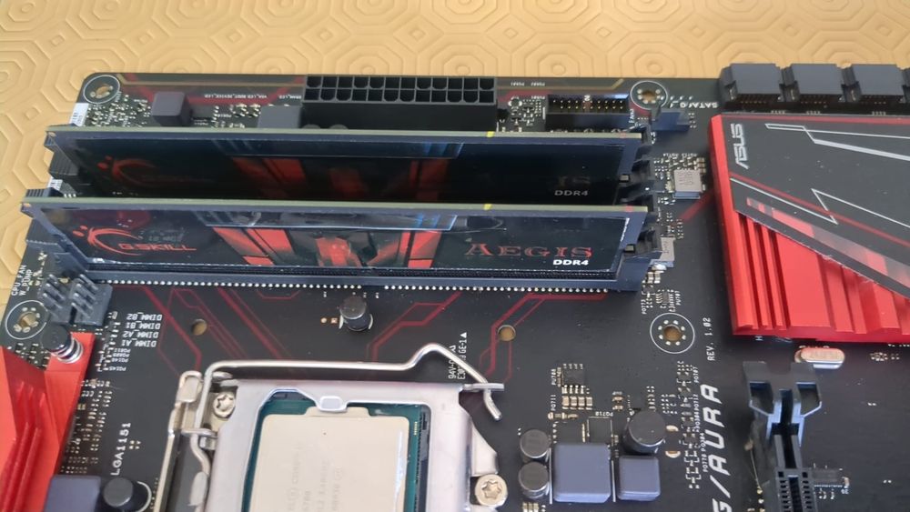 Kit upgrade Intel i7 6700 + Asus b150 gaming pro + 2x8 ddr4