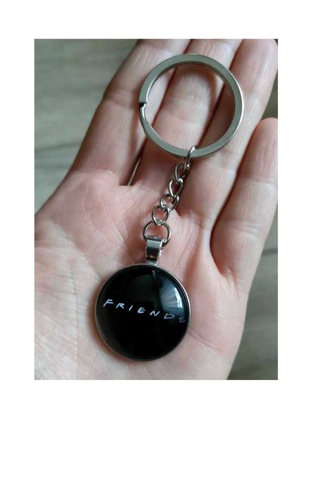 FRIENDS Przyjaciele Serial Brelok do kluczy Czarny