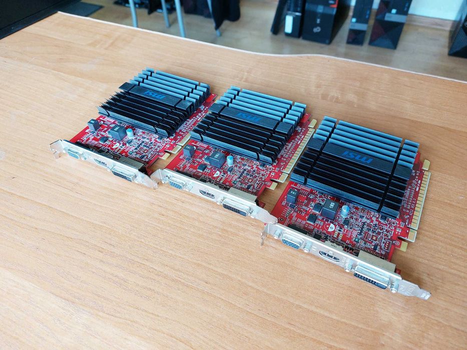 Karta graficzna MSI Radeon HD 6450 Zestaw 3 sztuki