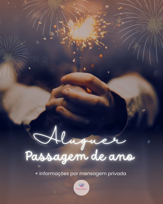 Aluguer espaço - Passagem de ano