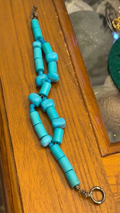Biżuteria z turkusem - komplet