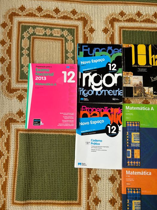 Manuais escolares 12ano + Preparação para exame
