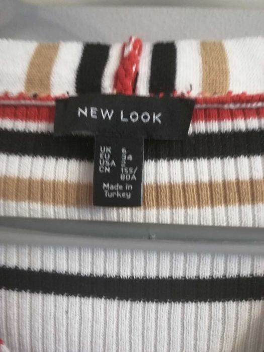 sweter rozpinany w paski rozm. S