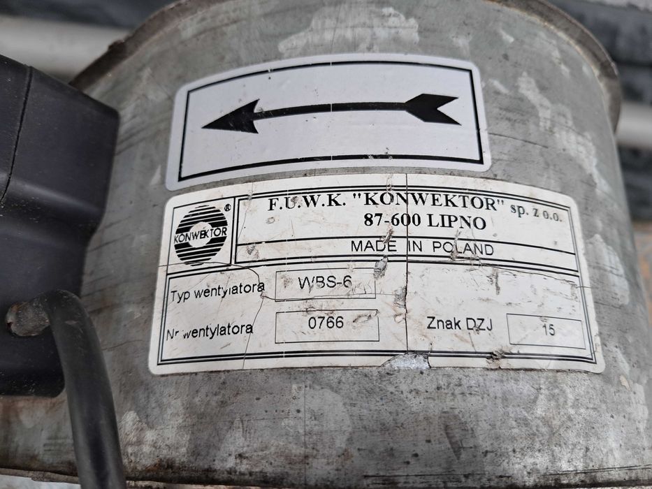 Dmuchawa, wentylator do pieca kotła. Wysyłka