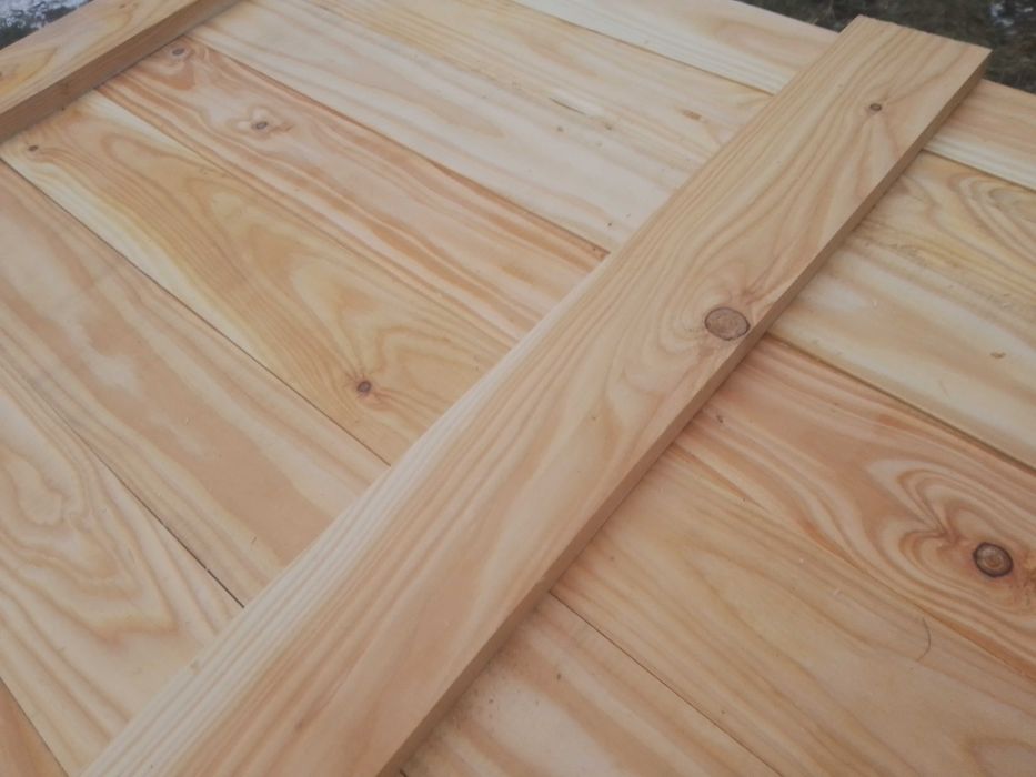 Modrzewiowa deska tarasowa 100x9x 2 cm , nowa, sucha