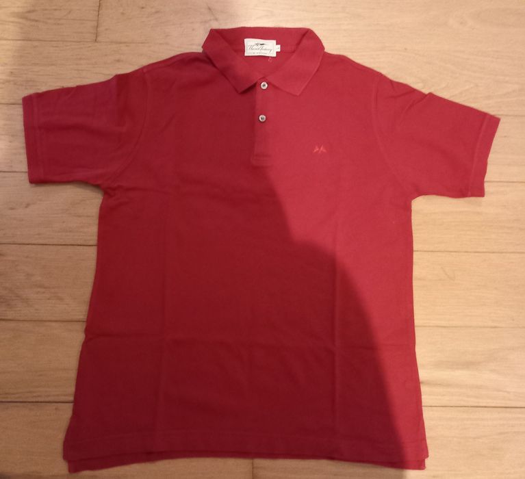 Polo L(Thomas Burberry)algodão vermelho