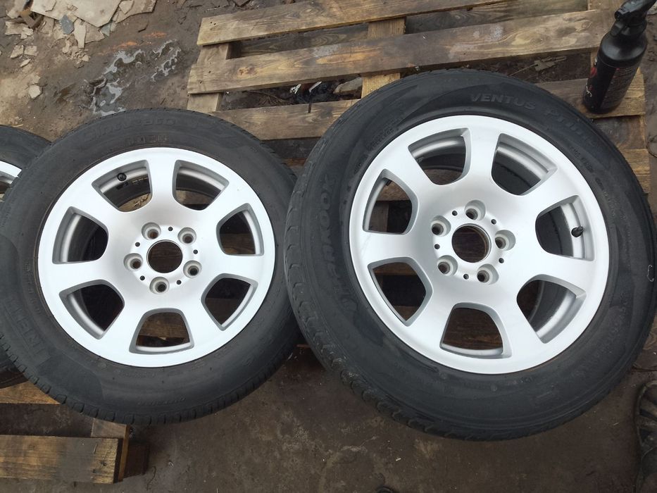 Диски БМВ 5ой серии/Хюндай H1;R16/5×120/7.5J/ET20 + шины 225/55;летние