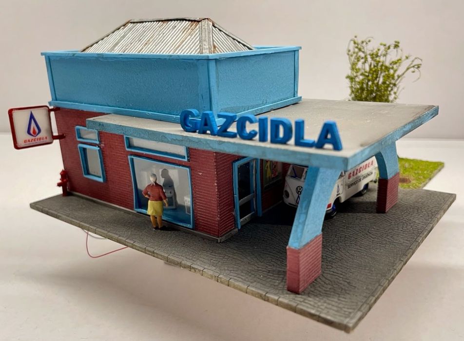 Maquete Modelismo Artesanal - Gazcidla, anos '70