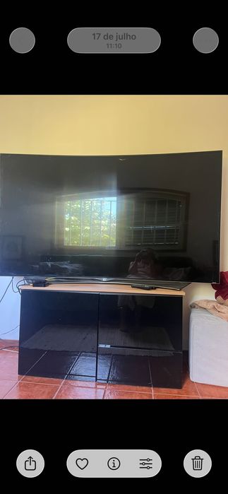 Tv avariada para peças
