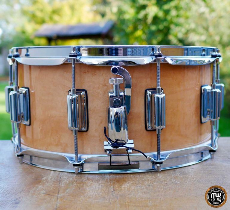 ‼️ Werbel Rogers Birdseye Maple 14” x 6,5” Vintage ‼️