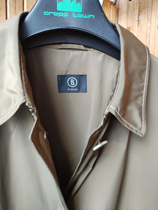 Bogner Чоловічий плащ тренч пальто Розмір М-Л Оригінальний Нейлон