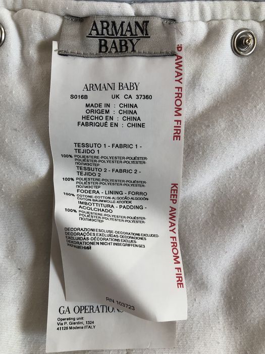 Śpiworek niemowlecy Armani Baby chrzest