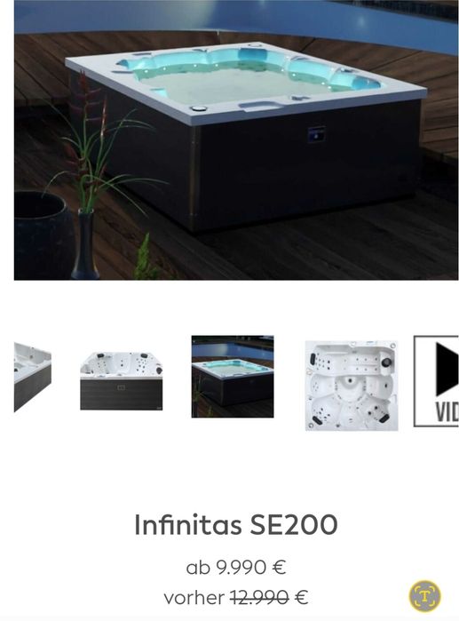 Jacuzzi ogrodowe infinitas SE 200 Made in Germany