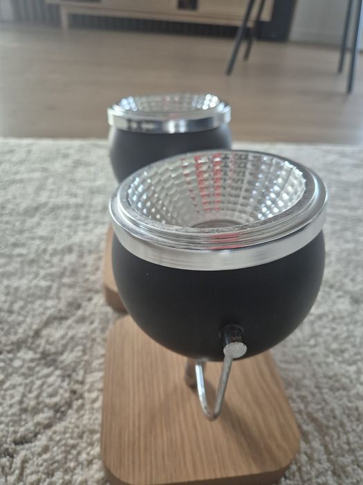 Lampy retro / loft Spot light Ball Wood