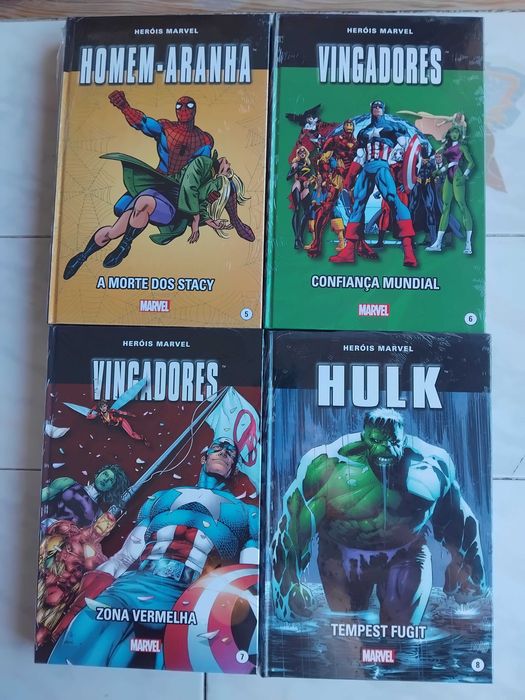 15 Livros de Banda Desenhada - HERÓIS MARVEL - Série I