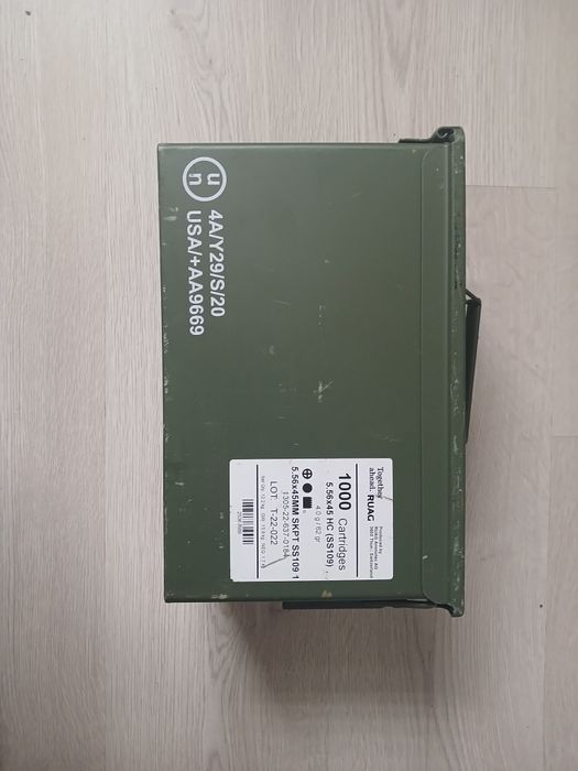 Цинк 5.56 нато в хорошем состоянии