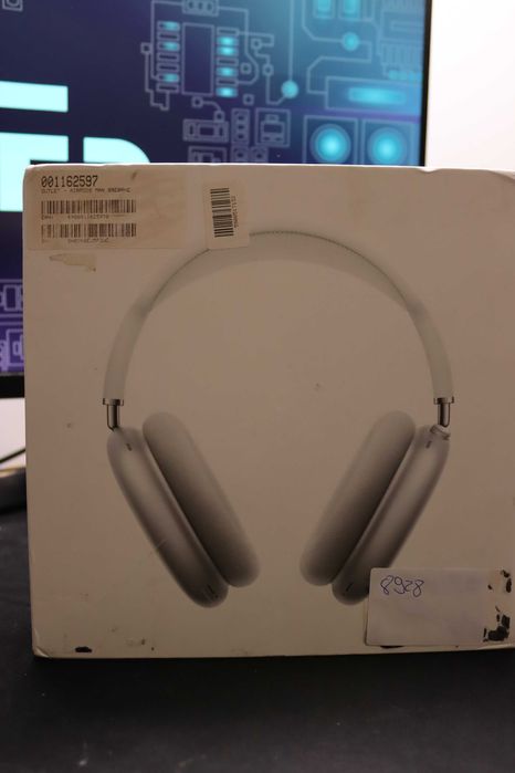 Słuchawki bezprzewodowe nauszne Apple AirPods Max srebrne (8928)
