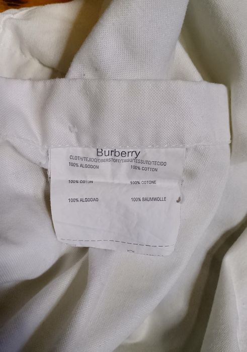 Сорочка Burberry оригінал білого кольору