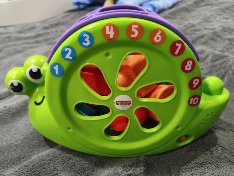 Grający ślimak dla niemowlaka