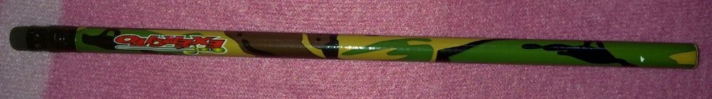 Lápis com borracha (camuflado militar) - NOVO