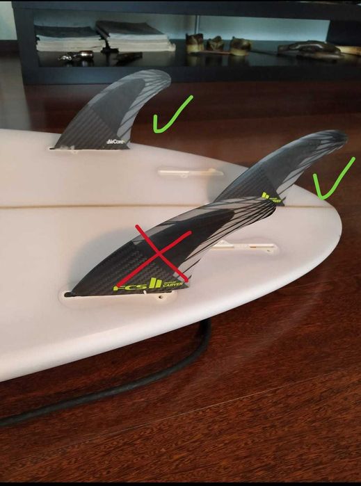 Quilhas / Fin FCS II Carver