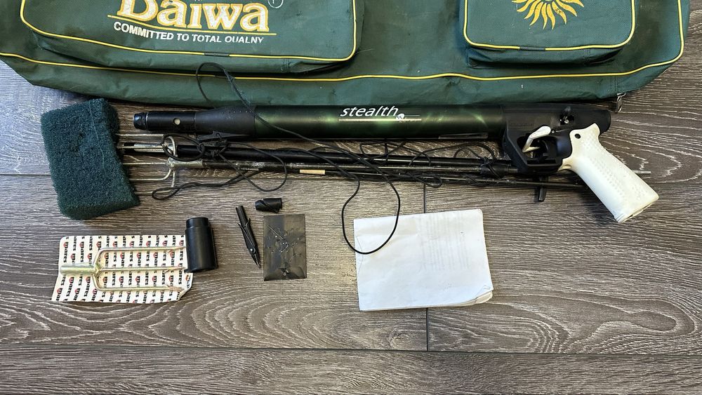 Подводное ружьё пневматическое SPORASUB stealth с чехлом DAIWA