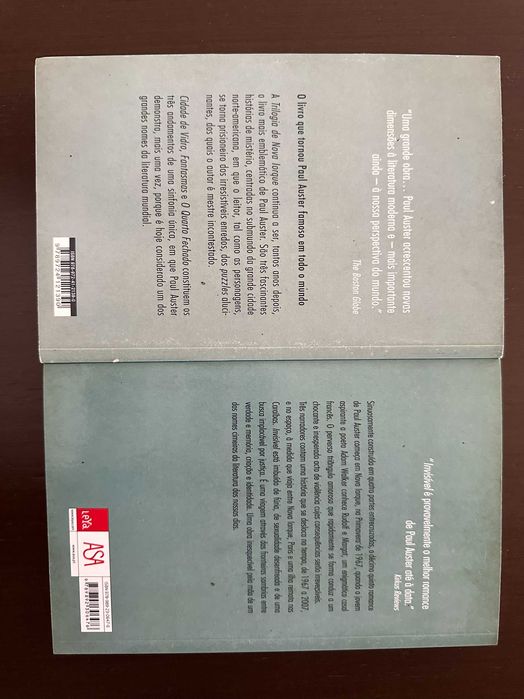 2 Livros de Paul Auster