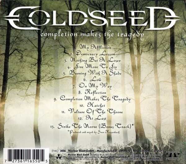 COLDSEED cd Completion Make The Tragedy    metal gothic itd.