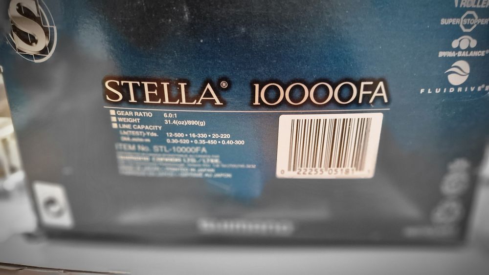 Carreto Shimano Stella 10000FA