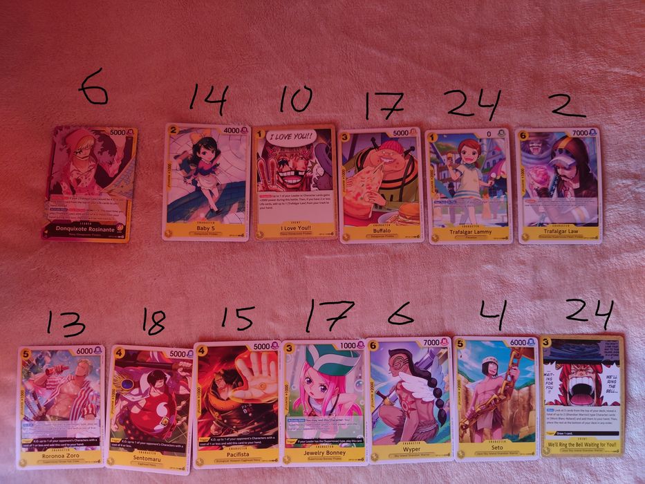 4 Колоди One piece TCG