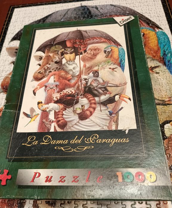 Puzzle 1000 Dama z parasolką