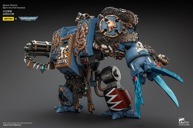 Фігурка warhammer40k JoyToy Space Wolves Bjorn the Fell-Handed 1/18