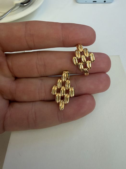 Сережки Зерно  золотисті