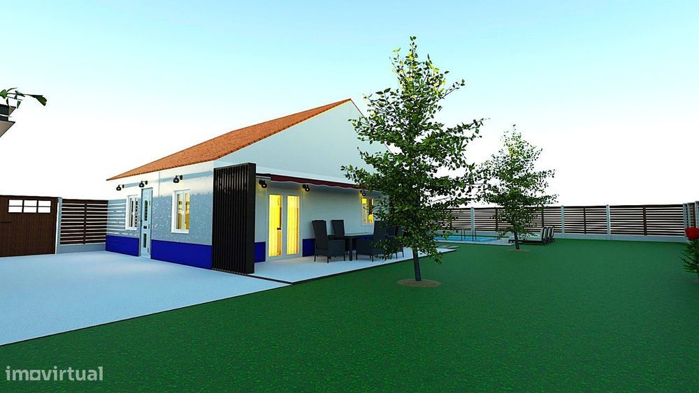 Moradia Nova a estrear c/2 Quartos + Piscina Lote de 800m2
