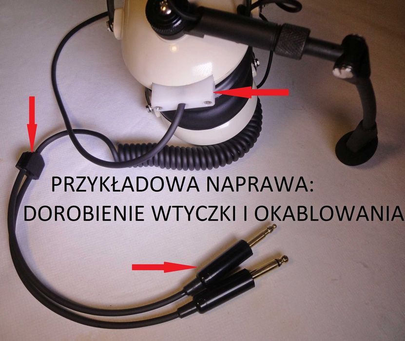 Słuchawki Lotnicze Bose A10  Profesjonalne Naprawy Słuchawek