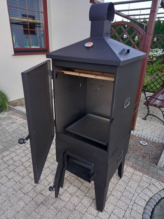 Wędzarnia metalowa ogrodowa XXL