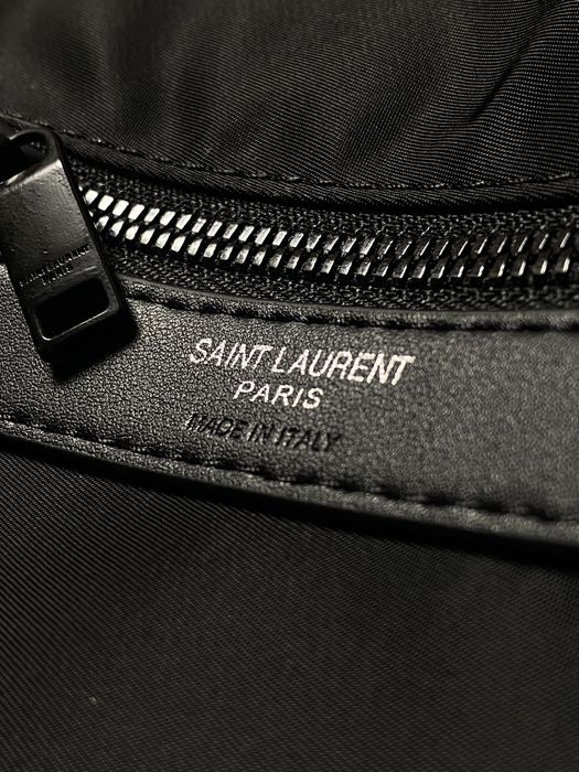 SAINT LAURENT IN Econyl Messenger Niki Balck