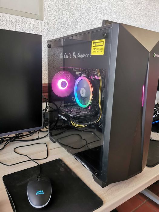 Desktop gamer Ryzen5 nVidia GTX 16GB ram e SSD