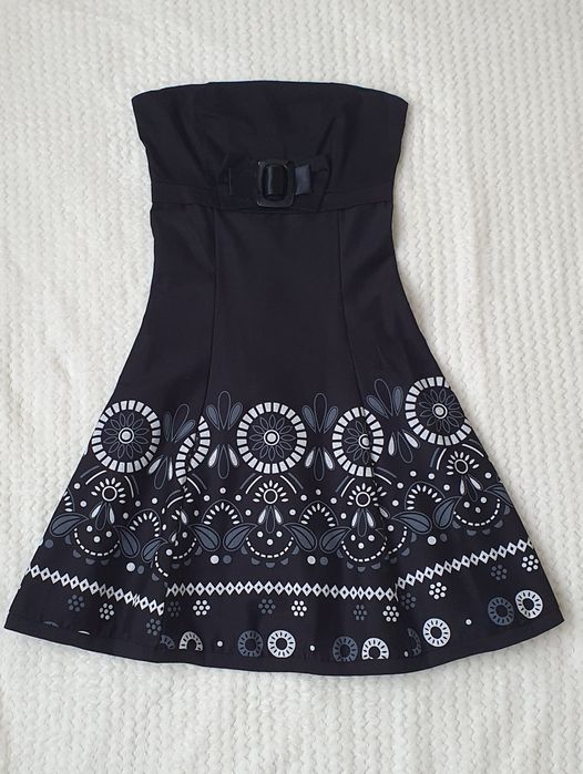 Sukienka bez ramiączek