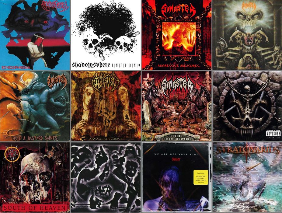 96 CDs - Coleção De Metal - Raros - Muito Bom Estado
