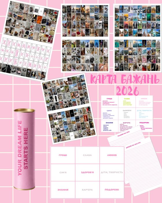 Карта желаний , карта бажань