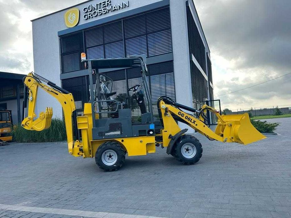 Koparko - ładowarka GG06LX, PERKINS silnik, Günter Grossmann
