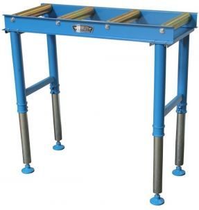 Mesas Bancadas de Rolos Transportadores p/ apoio de serrotes fita JL20